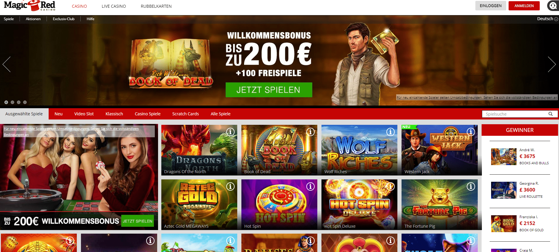 Magic Red Bonus Code Januar 2025: ** RED...